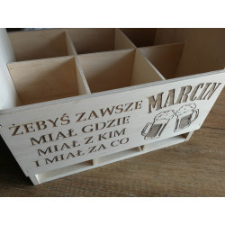 Nosidło na piwo 6-pak "zebyś zawsze miał gdzie, miał z kim i miał za co"