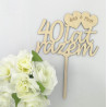 Topper na tort - 20, 35, 40, 45, 50 lat Razem