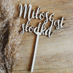 Topper na tort - Miłość...