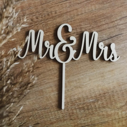 Topper na tort – Mr & Mrs