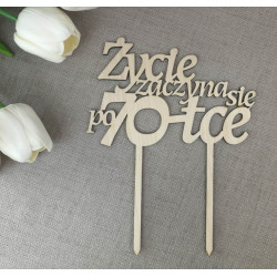 Topper na tort – życie...