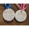 Drewniany medal Pasowanie na Ucznia / Przedszkolaka