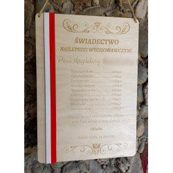 Świadectwo Najlepszej...