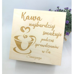 Pudełko "Kawa najbardziej...