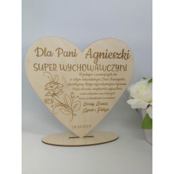 Statuetka - duże serce dla...
