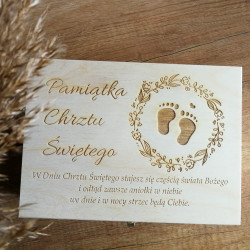 Pudełko - Pamiątka Chrztu...