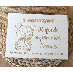 Pudełko na 1 urodziny...