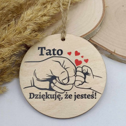 Drewniana zawieszka dla...