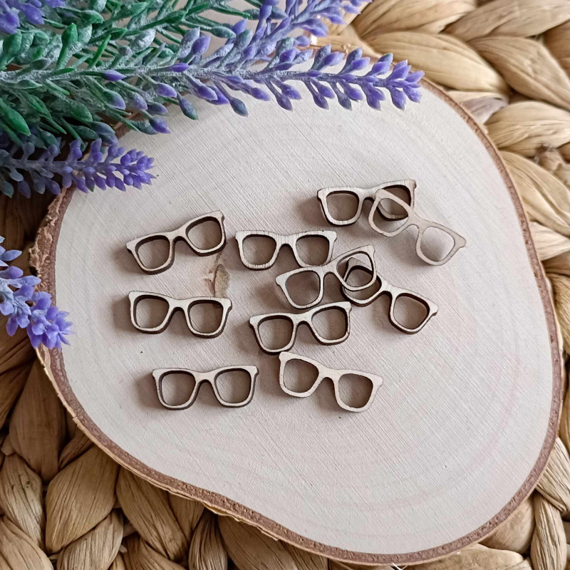 Drewniana okulary do makramy - ramki / aniołki
