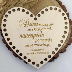 Baza szydełkowa z grawerem...
