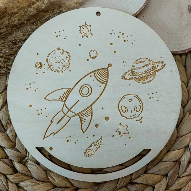 Baza do makramy - łapacz snów - kosmos 20cm