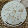 Baza do makramy - łapacz snów - kosmos 20cm