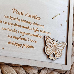 Ramka / tabliczka na zdjęcie prezent dla nauczyciela