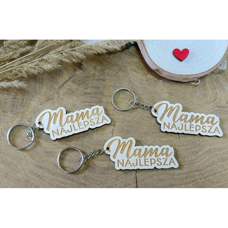 Brelok do kluczy Mama najlepsza