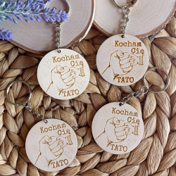 Brelok do kluczy Kocham Cię...