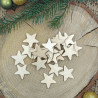 Drewniane gwiazdki - scrapki 3cm - 20sztuk