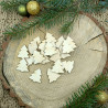 Drewniane scrapki - choinka - 20sztuk