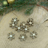 copy of Drewniane scrapki - śnieżynki -2,5cm - 10sztuk