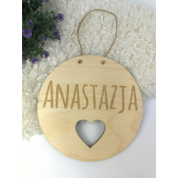 Drewniana tabliczka /...