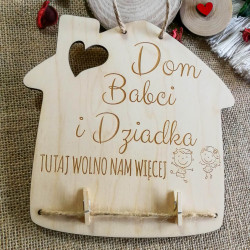 Tabliczka "domek" Babci i Dziadka na zdjęcie