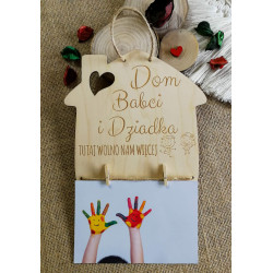 Tabliczka "domek" Babci i Dziadka na zdjęcie