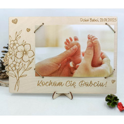 Tabliczka z miejscem na Twoje zdjęcie dla Babci i Dziadka