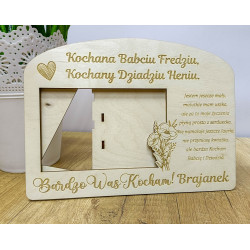 Ramka na zdjęcie dla Babci i Dziadka z życzeniami