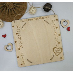 Tabliczka dla Babci oraz Dziadka -personalizowana