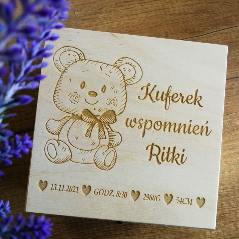 Kuferek wspomnień na Chrzest